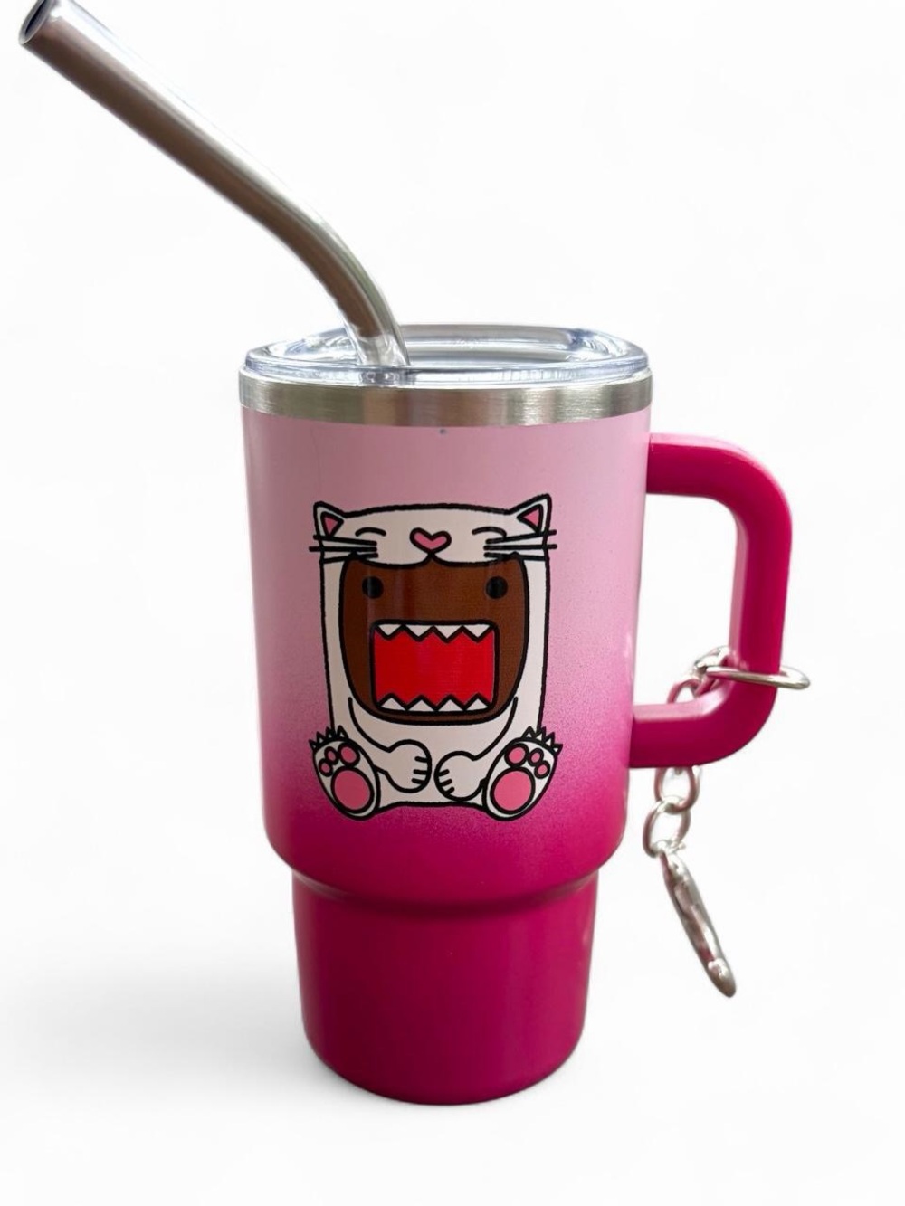 Domo Kitty Costume Mini Tumbler Keychain